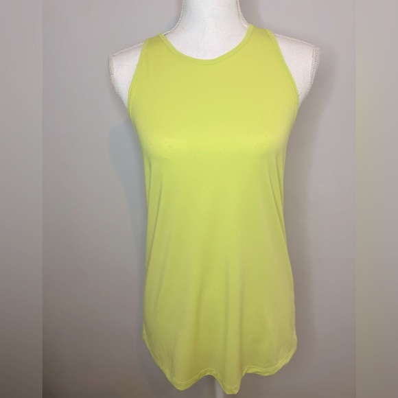Zella lime green/yellow racerback tank top women’s size XS - Picture 1 of 5
